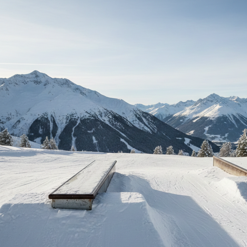 Snowboarding Footage Highlight