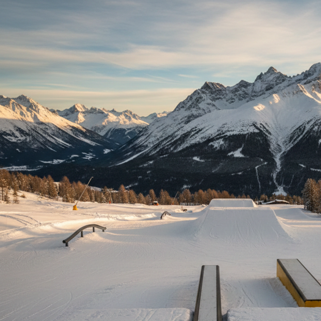 Snowboarding Footage Highlight